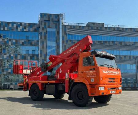 Аренда автовышки-вездехода 35 метров